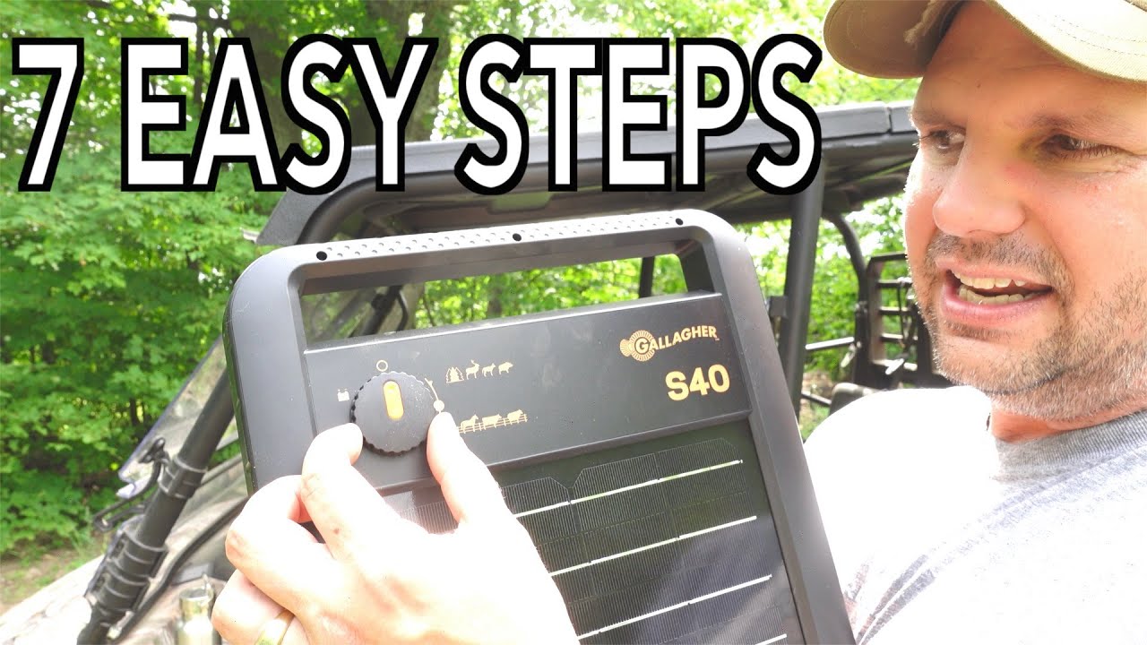 How to Install Gallagher Electric Poultry Netting With Solar Energizer