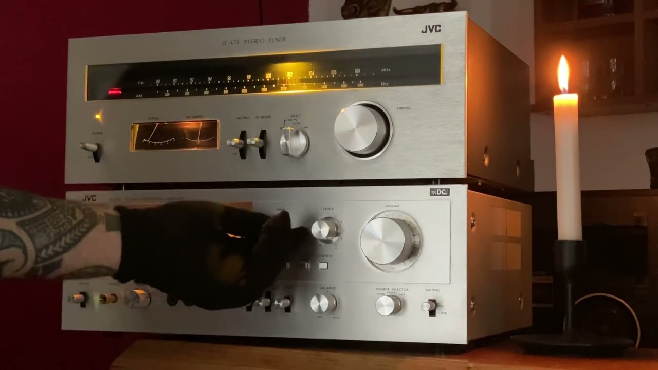 JVC JA—S55 Vintage Stereo Integrated Amplifier & JVC JT-V71 Stereo Tuner