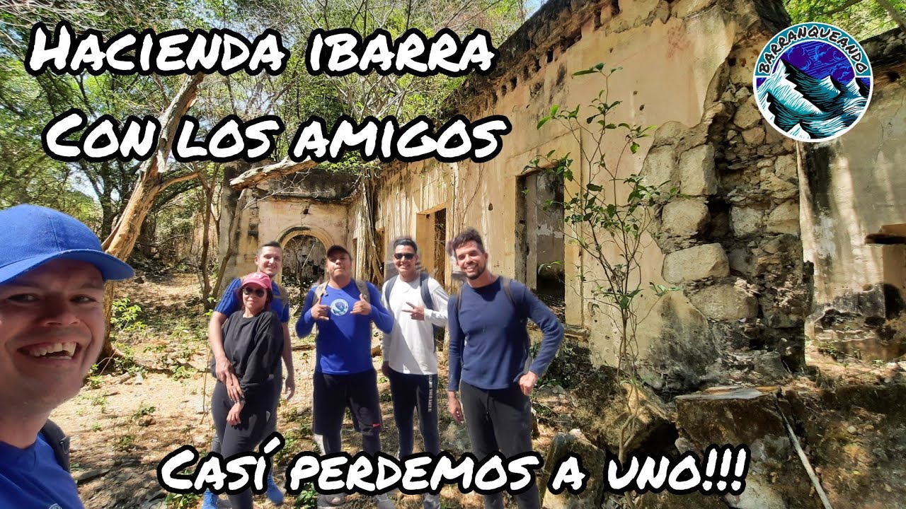 Visitando la Hacienda Ibarra, por poco y perdemos a un acompañante !!!