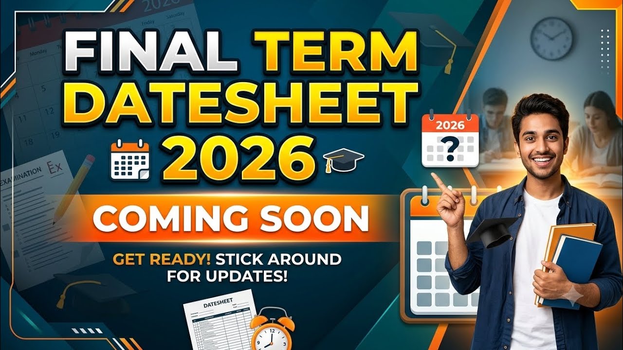 VU Final Term Datesheet 2026 | How to Make VU Datesheet 2026 | Coming Soon!