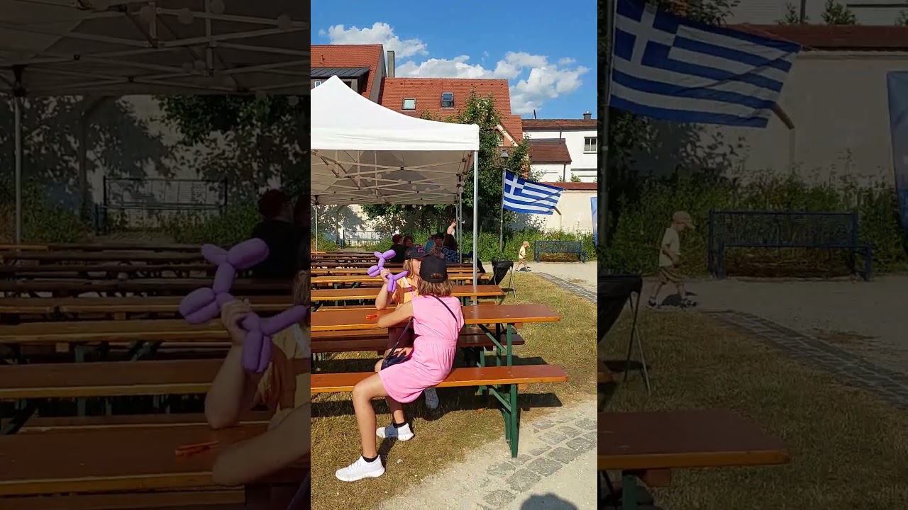 Griechisches Dorffest im Malteser Garten - Gesamt&uuml;berblick