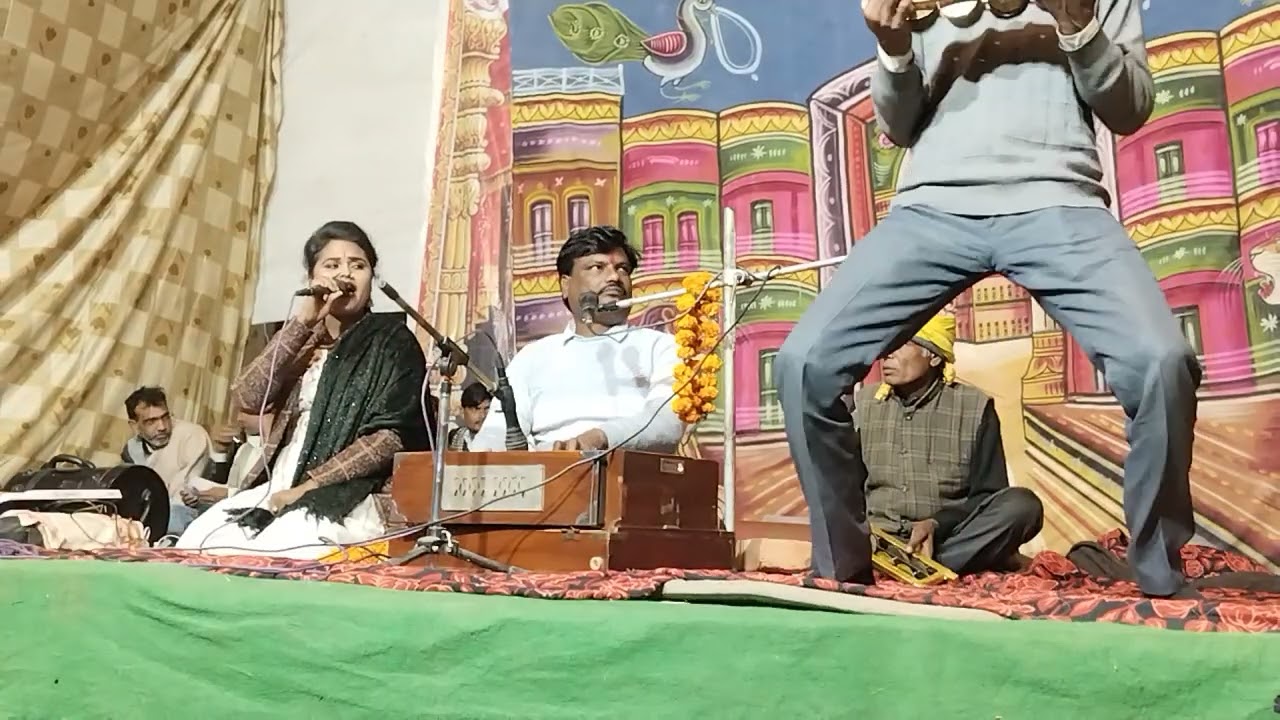बबलू रंगीला और नेहा दिसोदिया बुंदेली जवाबी लोकगीत ग्राम टोला खगारन 