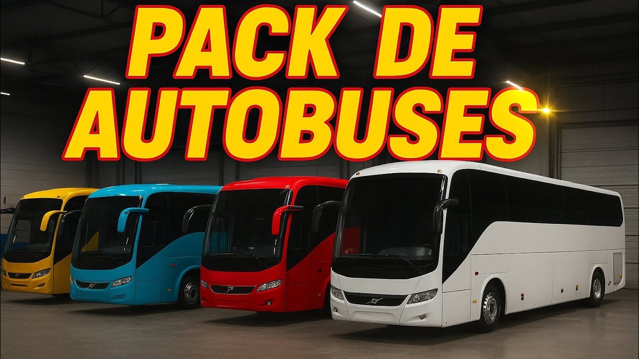 🔥 Descargando Pack de Autobuses para American Truck Simulator 🚍 | ¡Increíble Mod ATS 1.56!