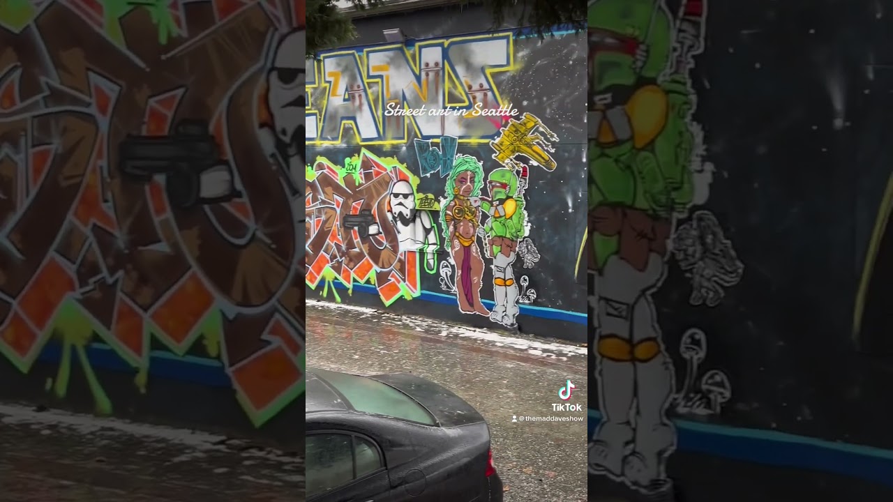 Some of the icon street art in Seattle #tmds