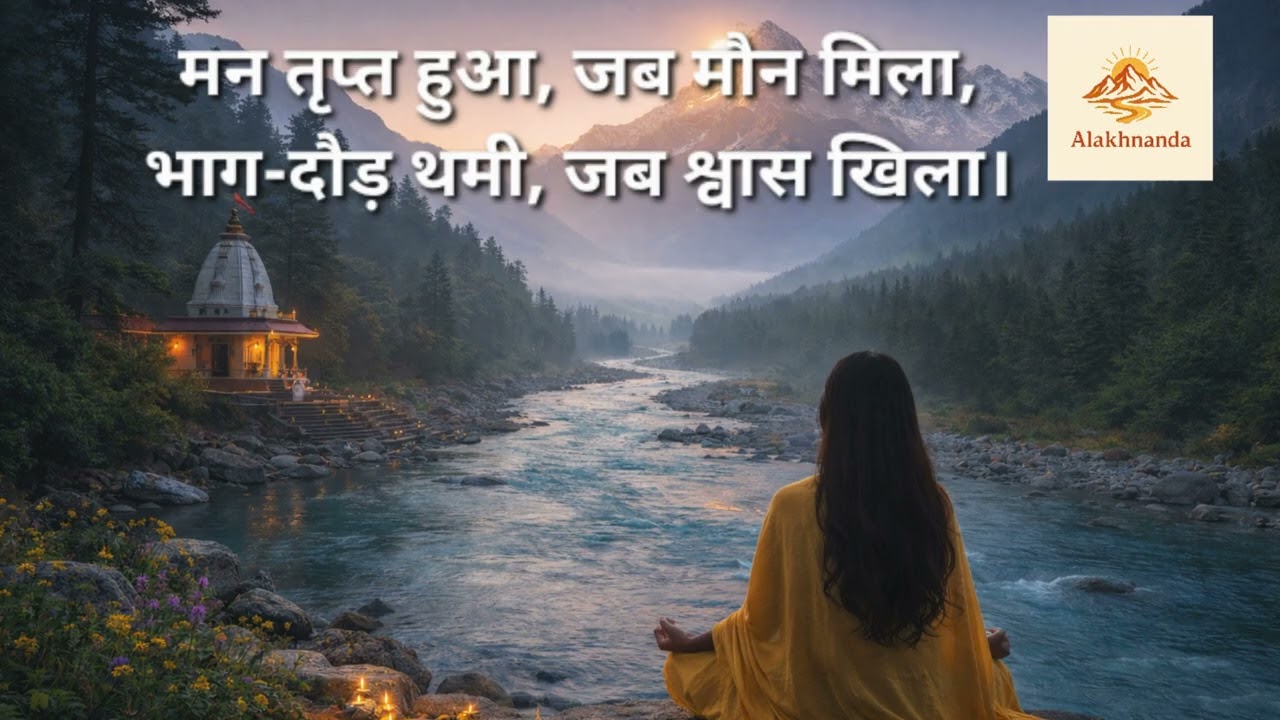 “मन तृप्त हुआ | Man Trupt Hua” A vedantic song for witness consciousness
