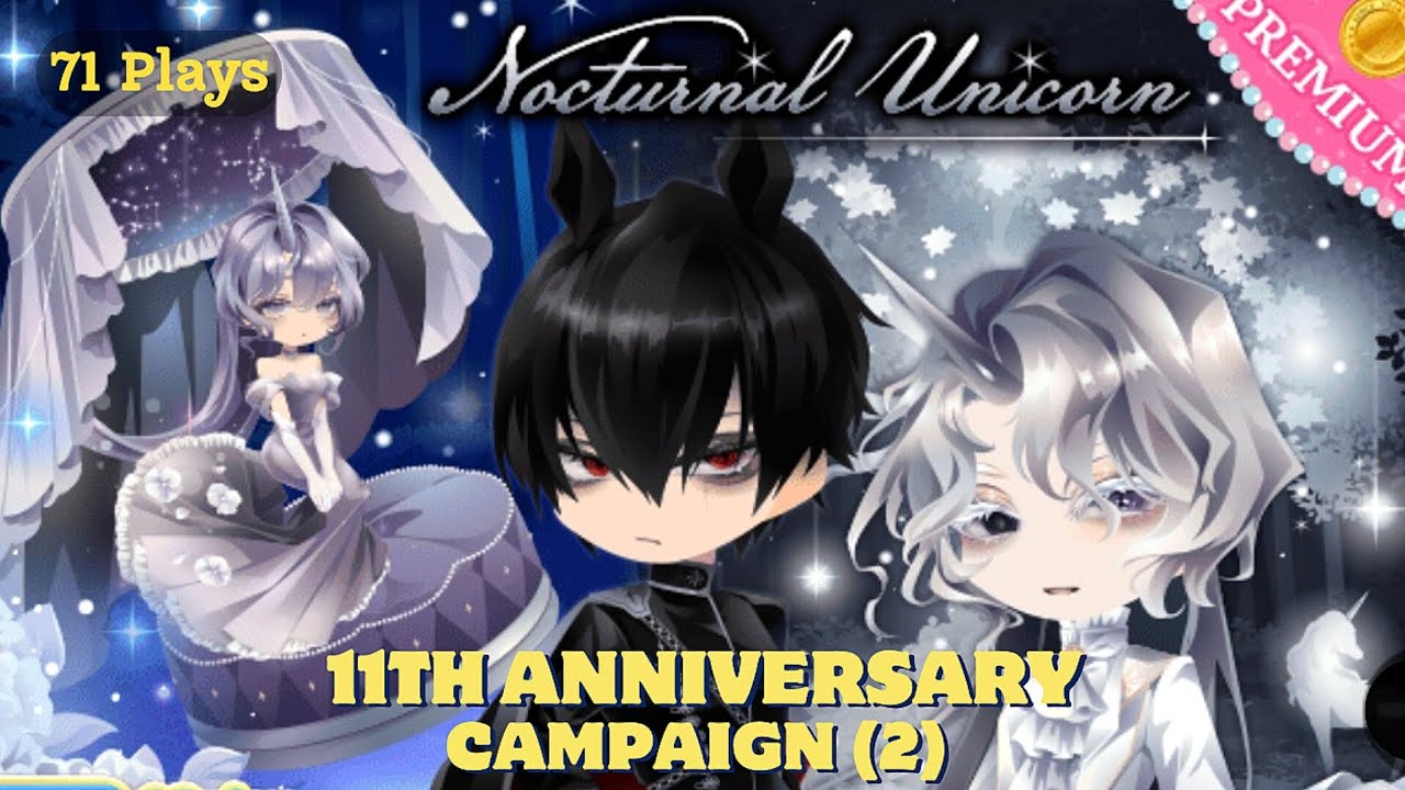 CocoPPa Play | 11th Anniversary Campaign Part 2 Play Nocturnal Unicorn Gacha (71 Plays)