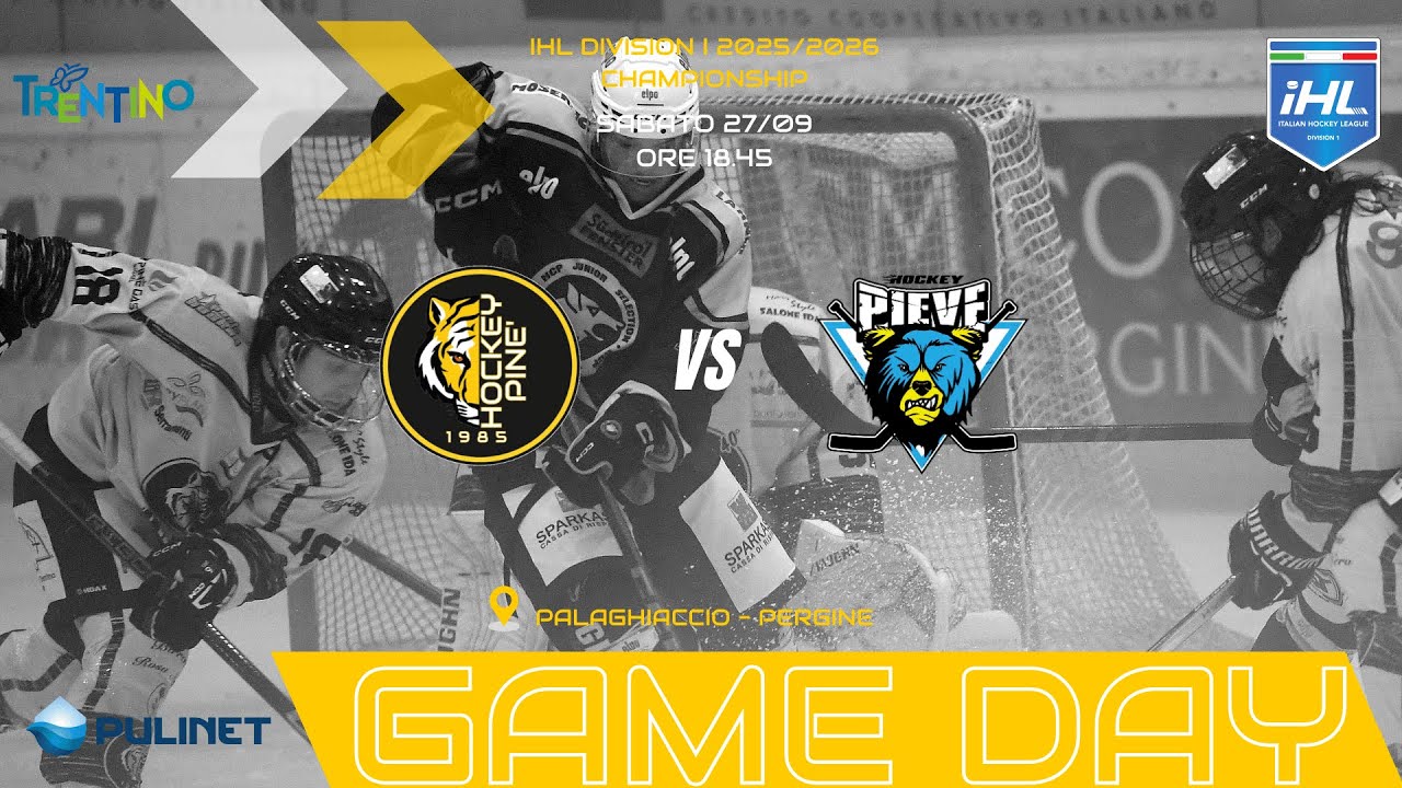 25 26 IHL 1 DIV HC PINE'   SPORTIVI GHIACCIO CADORE
