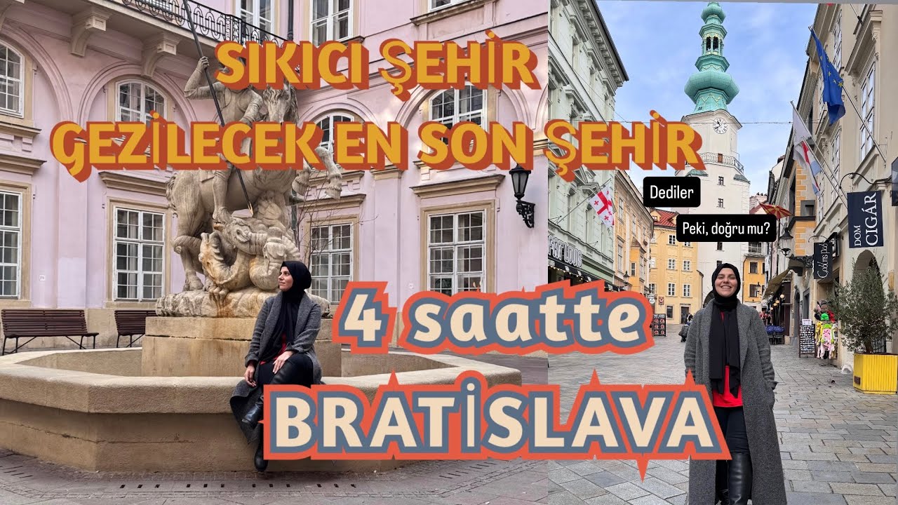 BRATİSLAVA (SLOVAKYA) GEZMEK İÇİN GEREKSİZ BİR ÜLKE Mİ?