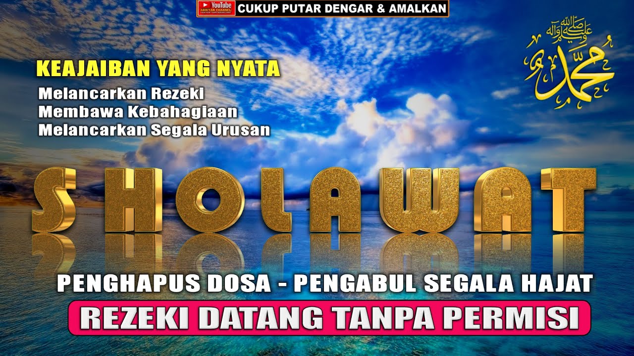 Sholawat Jibril 1000 X Penarik Rezeki Paling Ampuh Dan Mustajab  Sholawat Penenang Hati Dan Pikiran