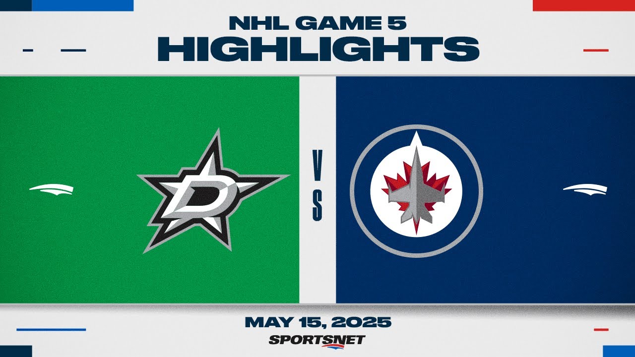 NHL Game 5 Highlights | Stars vs. Jets - May 15, 2025