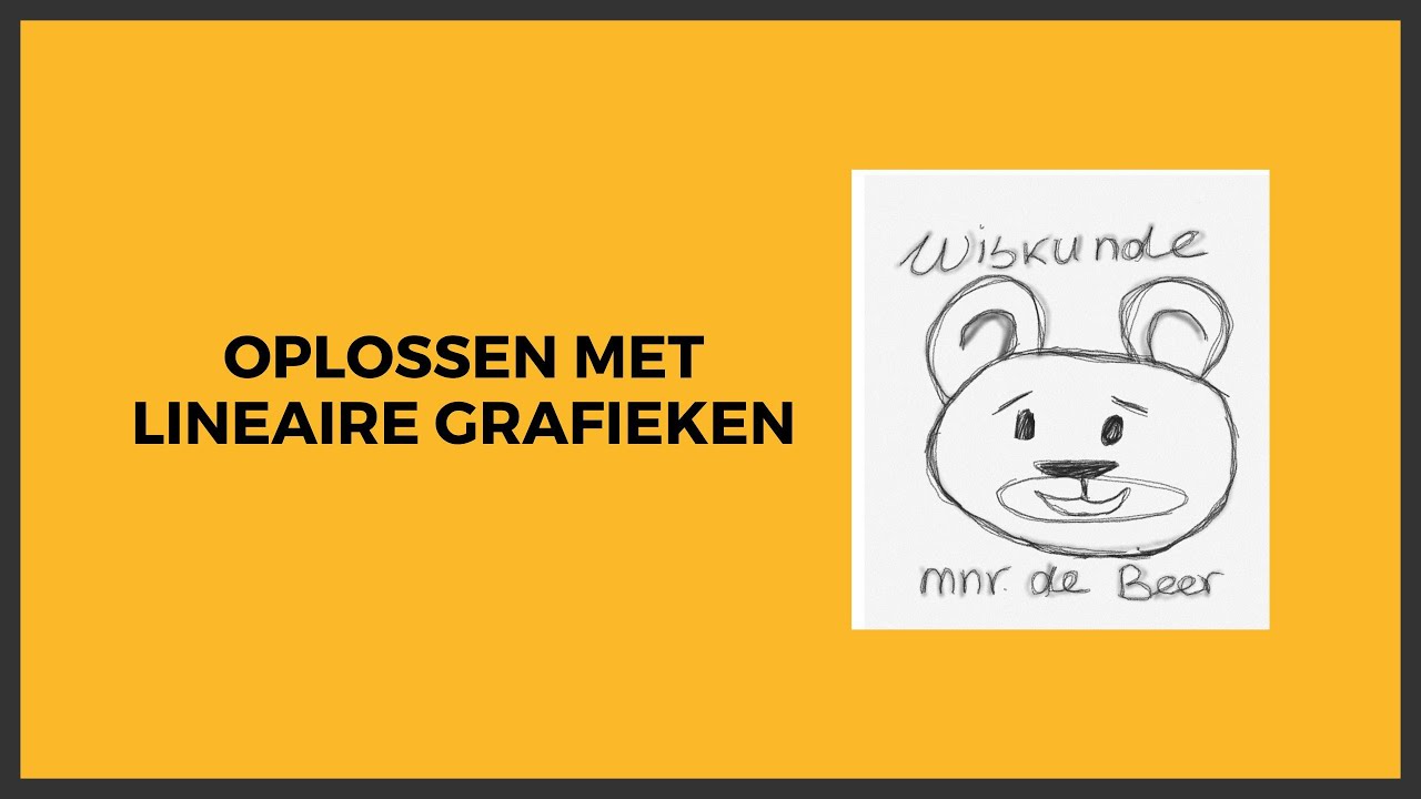 Oplossen met lineaire grafieken