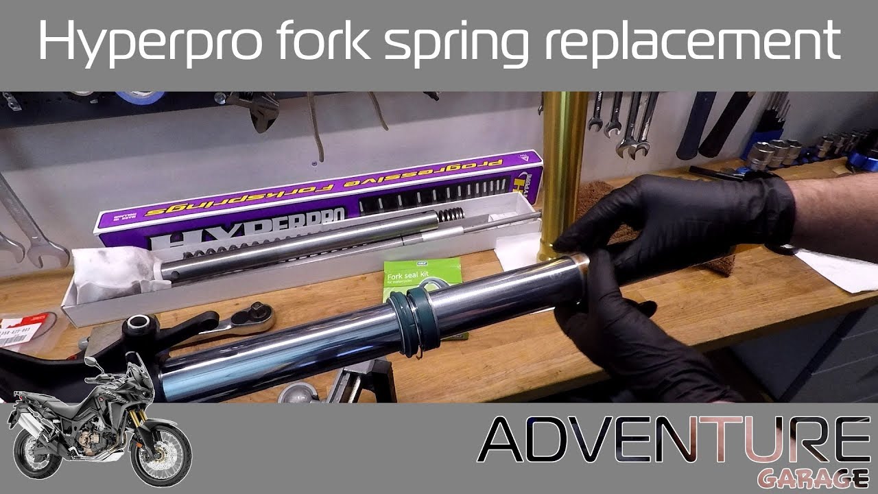 Africa Twin Hyperpro fork spring replacement