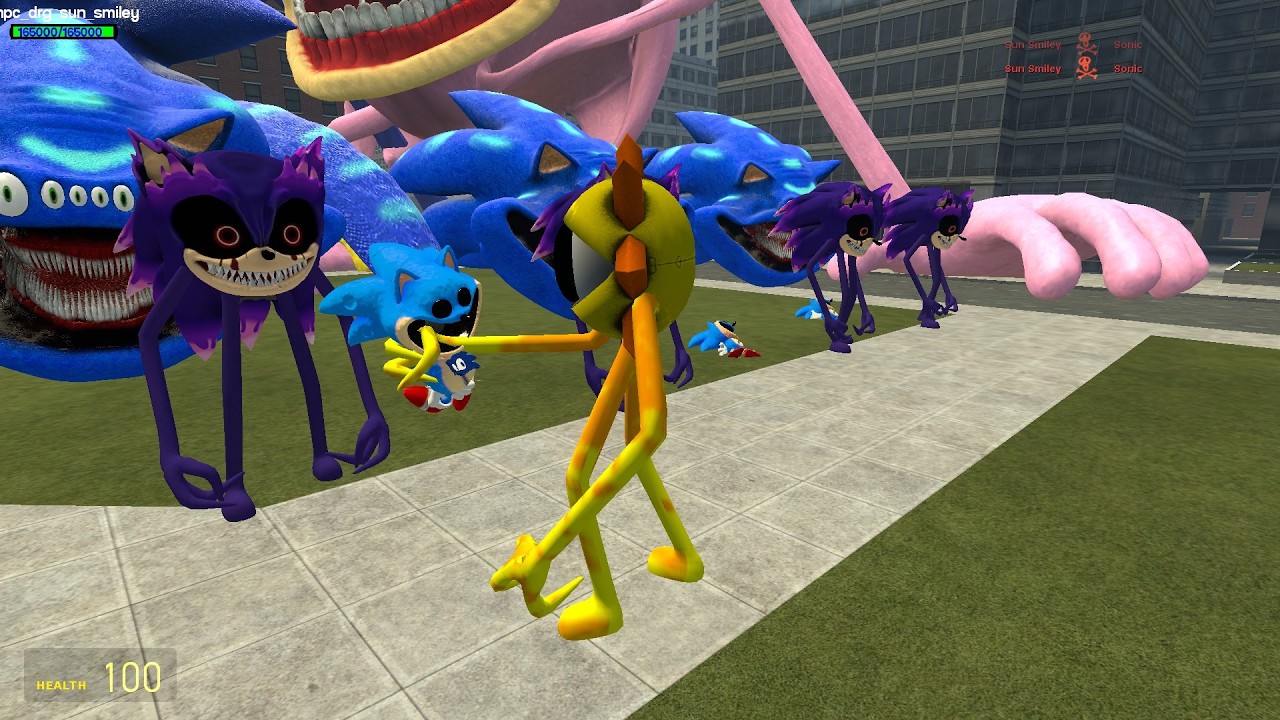 I FOUND NEW SUN SMILEY'S VS ALL SHIN SONIC BABY TAPES LOVE STORY! In Garry's Mod!