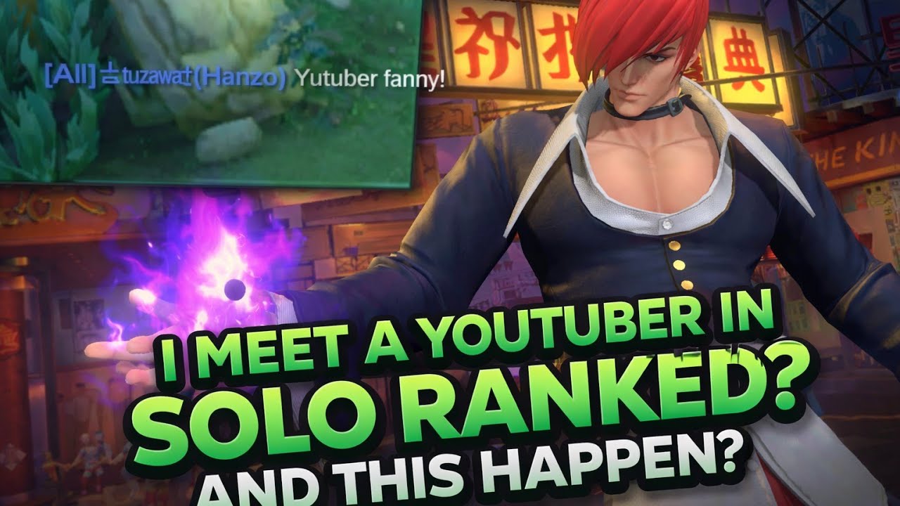 I MEET A YOUTUBER IN SOLO RANKED😳AND THIS HAPPEN? MOBA;LEGENDS 5V5 #mobalegends5v5#moba #video  