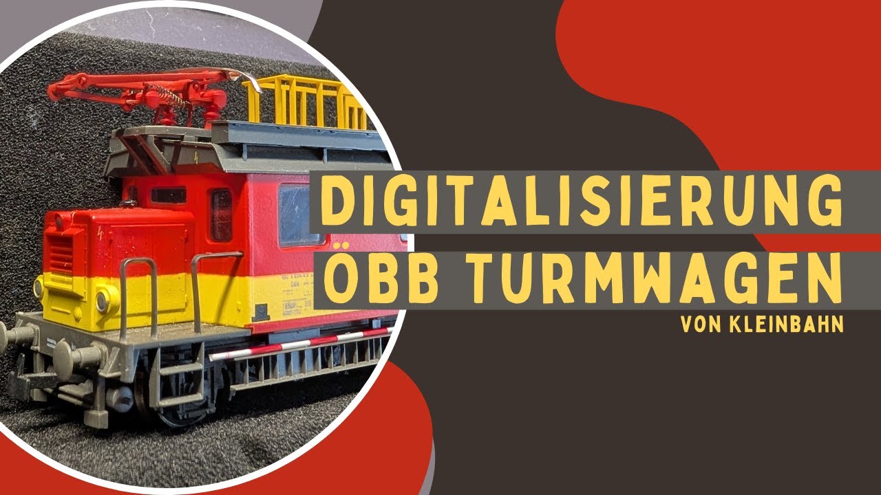 Digitalisierung eines Kleinbahn &Ouml;BB X534 Turmwagen