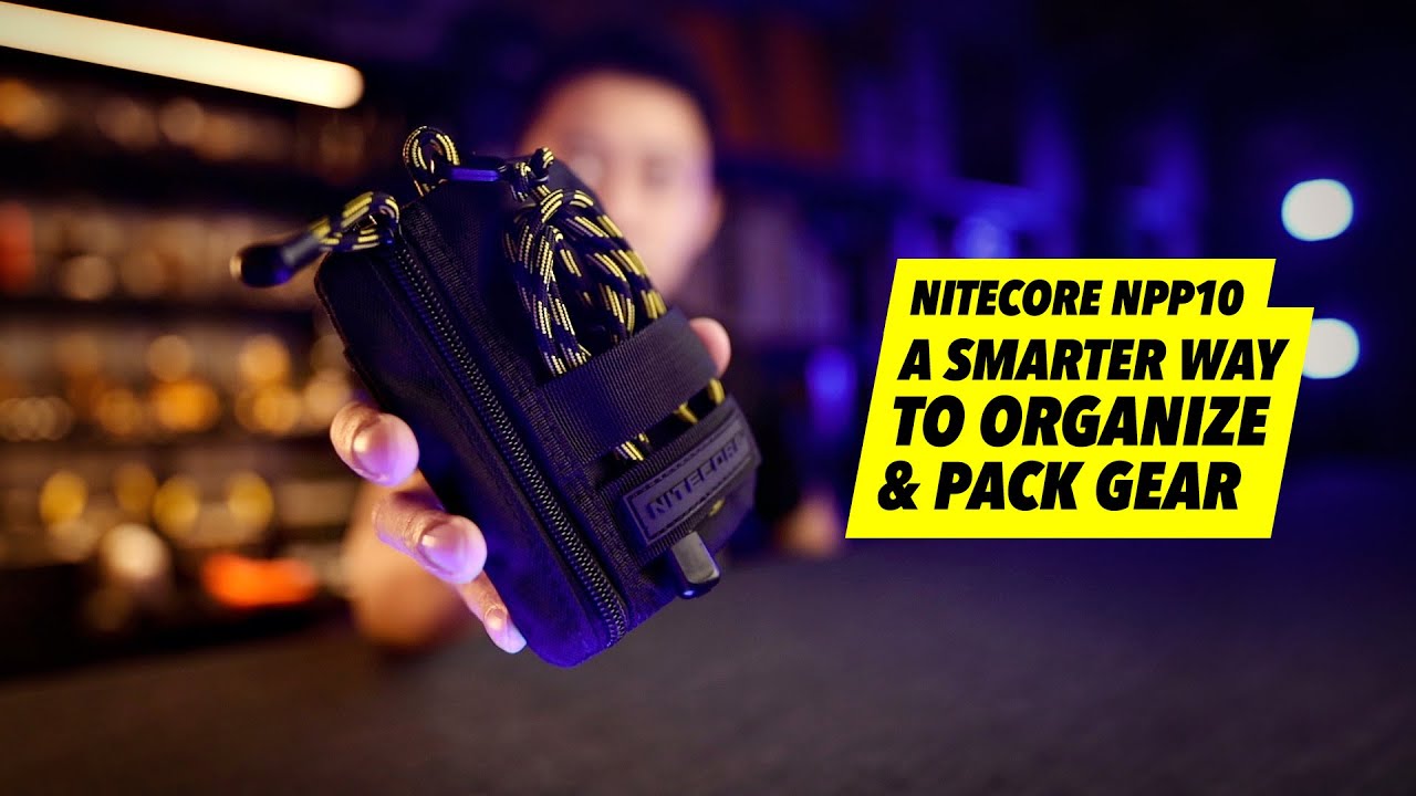 How many ways can you use this new pocket organizer? (Nitecore NPP10 First Look)