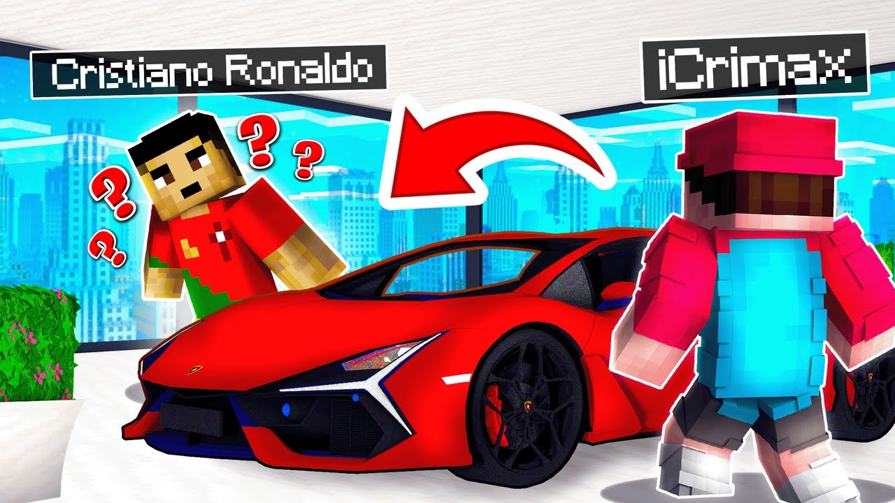 Ich KLAUE alle RONALDO AUTOS in MINECRAFT!
