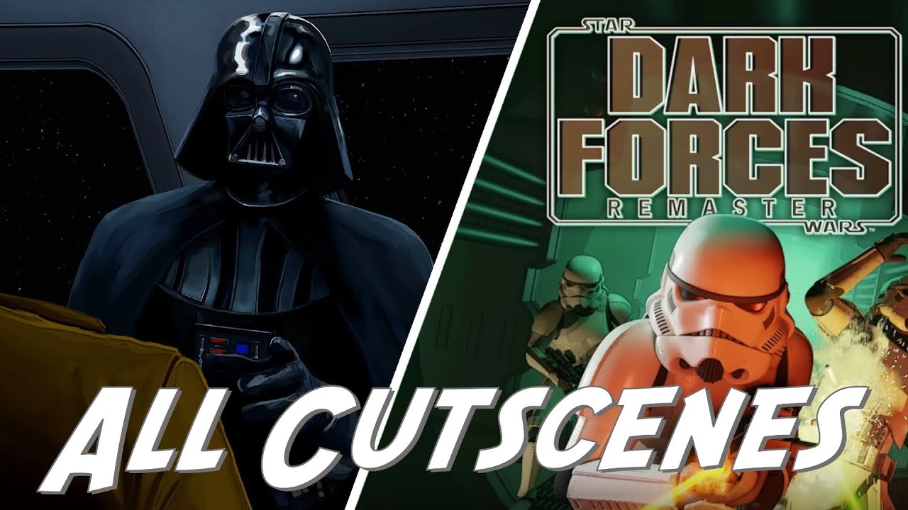 Dark Forces Remaster - All Cutscenes ~ 2024 Star Wars Game full movie