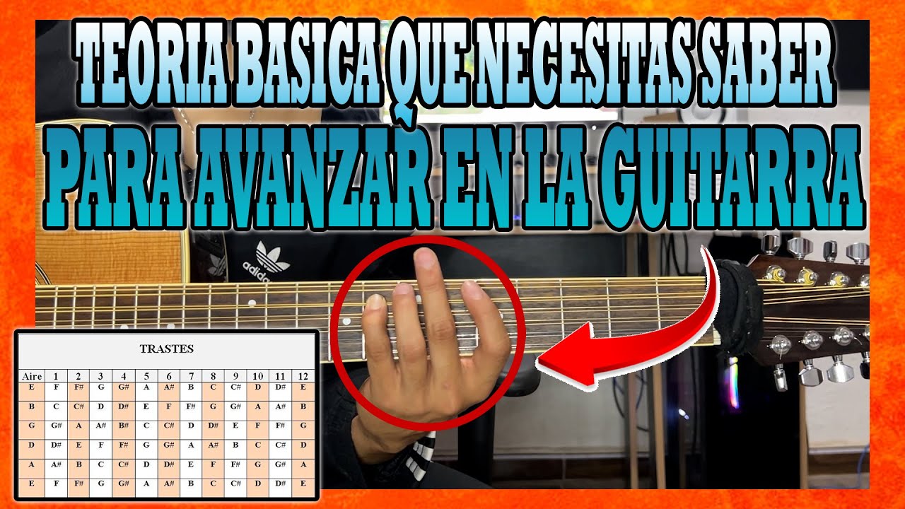 TEORIA BASICAS QUE TIENES QUE SABER para AVANZAR EN la GUITARRA - MUY SENCILLO