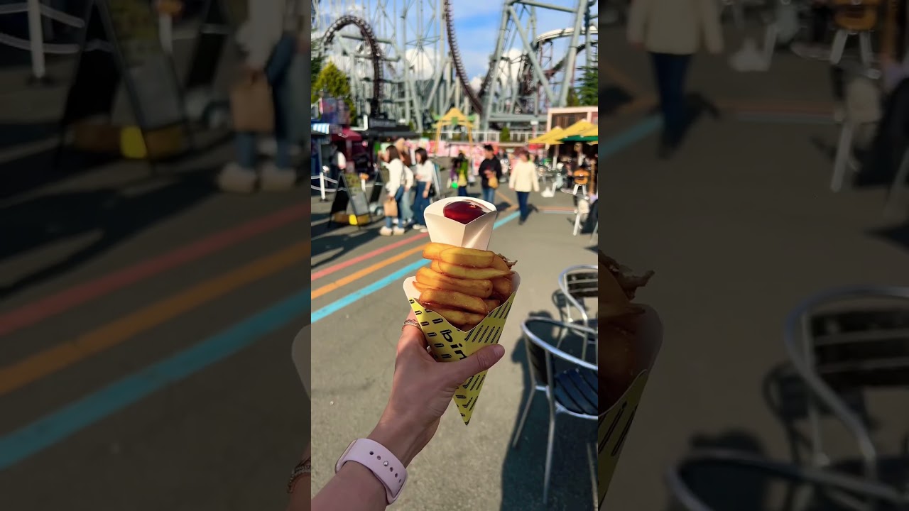 The COOLEST theme park in Japan! 🤪🥰 at Fuji-Q Highland #shorts