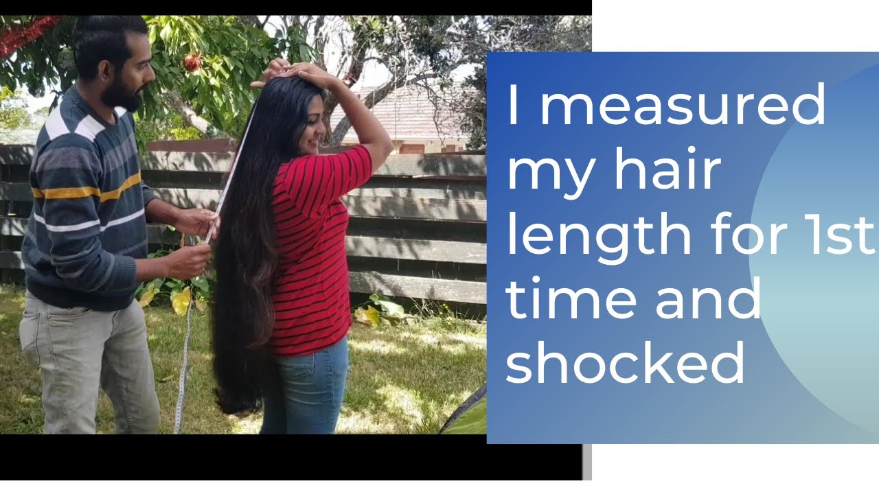 Husband measured my long hair and shocked |sona's world of happiness
