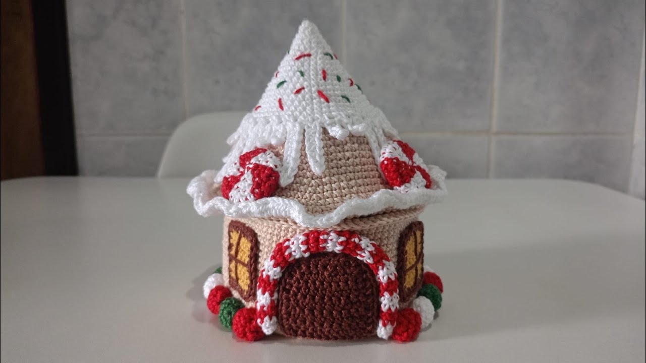 Casinha de gengibre/Natal Tutorial Passo a Passo 1/2