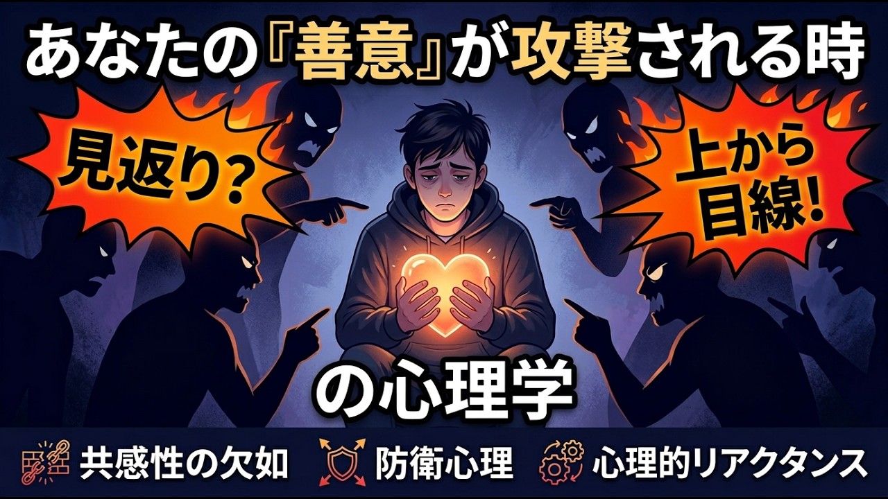【心理学】良かれと思った親切が「マウント」に？善意を悪意と受け取る人の頭の中