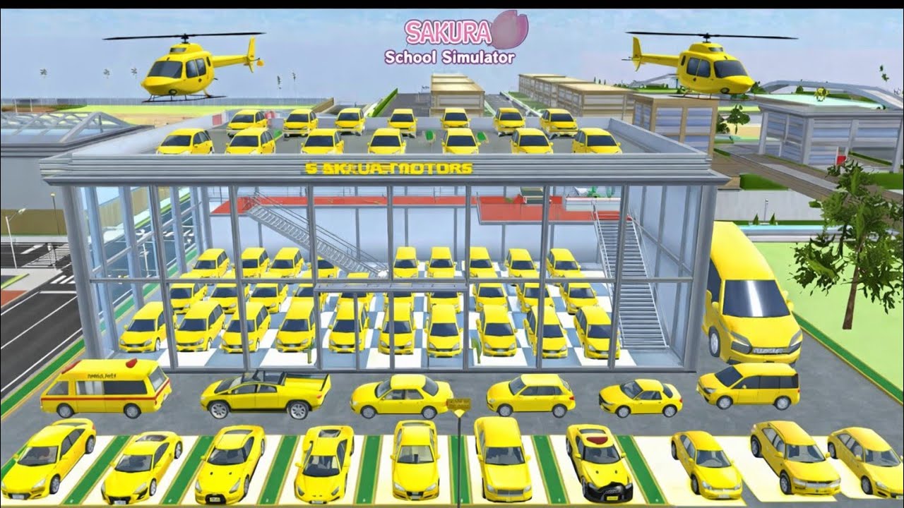 ALL COLORS CAR COLLECTION AT CAR SHOP 🚔🚘😱☑️ || SAKURASCHOOLSIMULATOR || 🚔🌈✅☑️