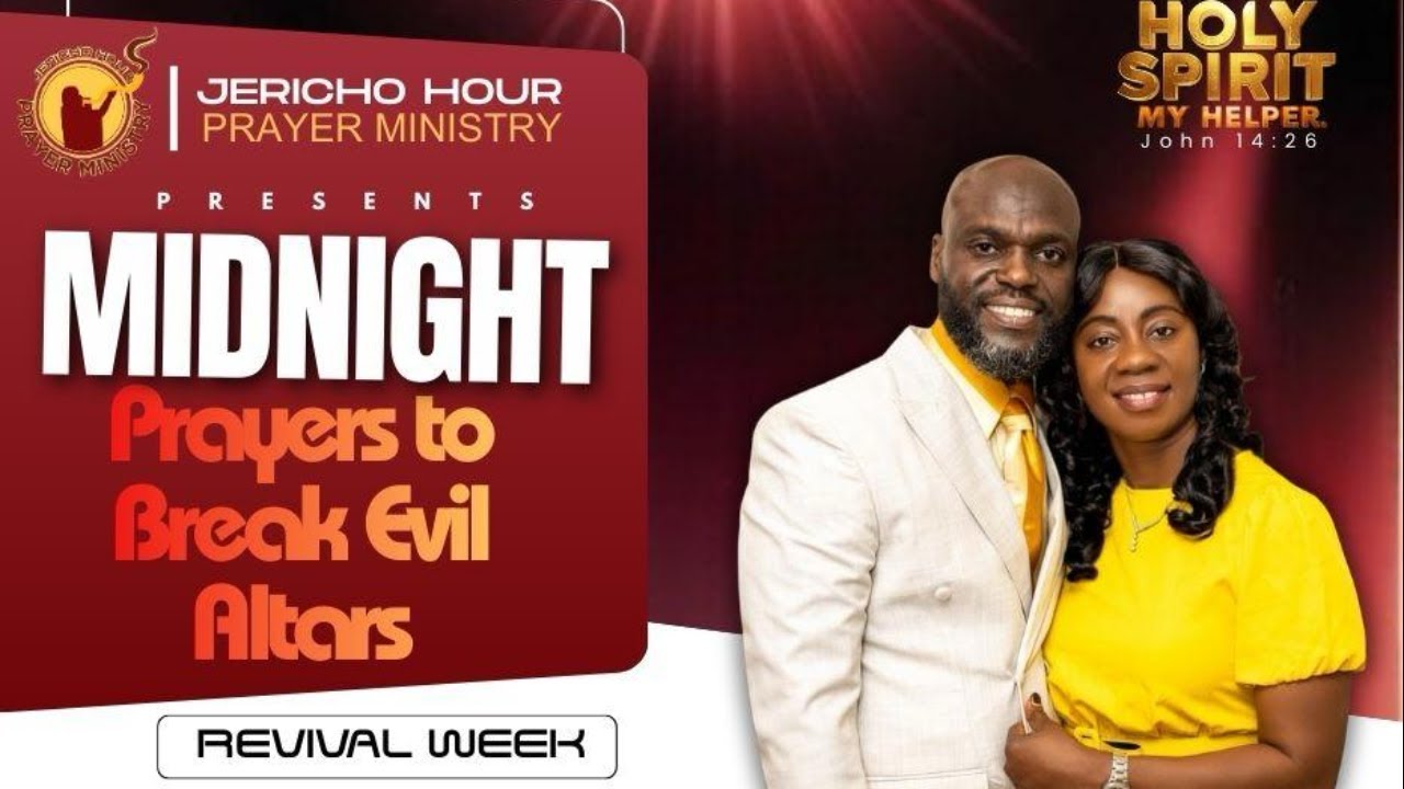 JERICHO HOUR PRAYER MINISTRY || TOPIC: DECREES TO OVERPOWER WITCHCRAFT POWERS