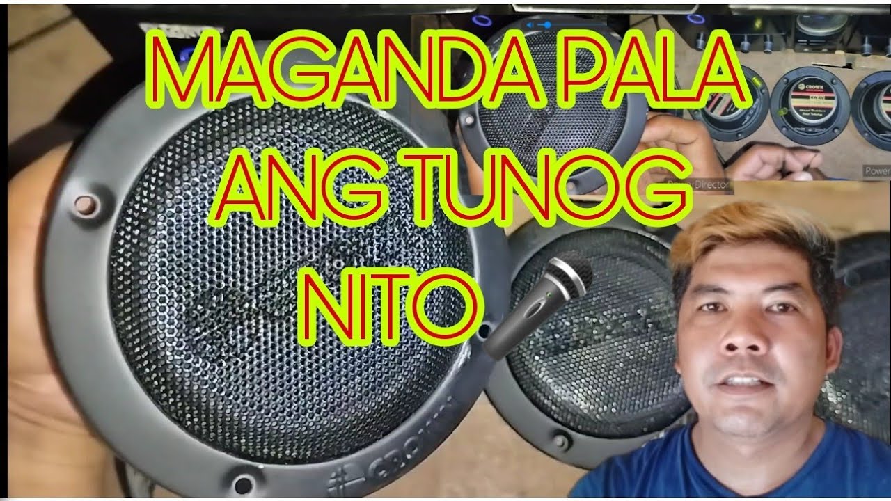 UNBOXING CROWN MIDRANGE D4 for VIDEOKE MACHINE + SOUND CHECK @novsaitv9023