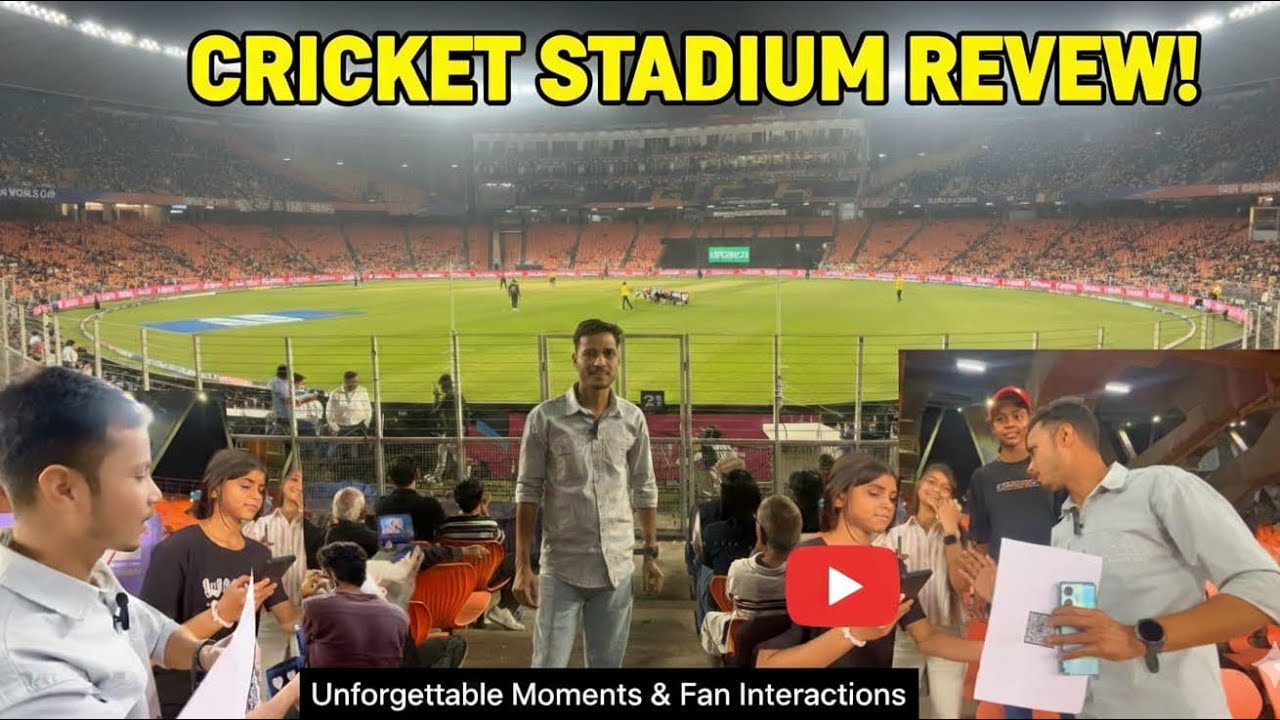 हम दुनिया के सबसे बड़े स्टेडियम में जाकर मैच का लाइव रिव्यू लेकर आए 🤯⚽🔥 #cr7 #ronaldo #ahmedabad 
