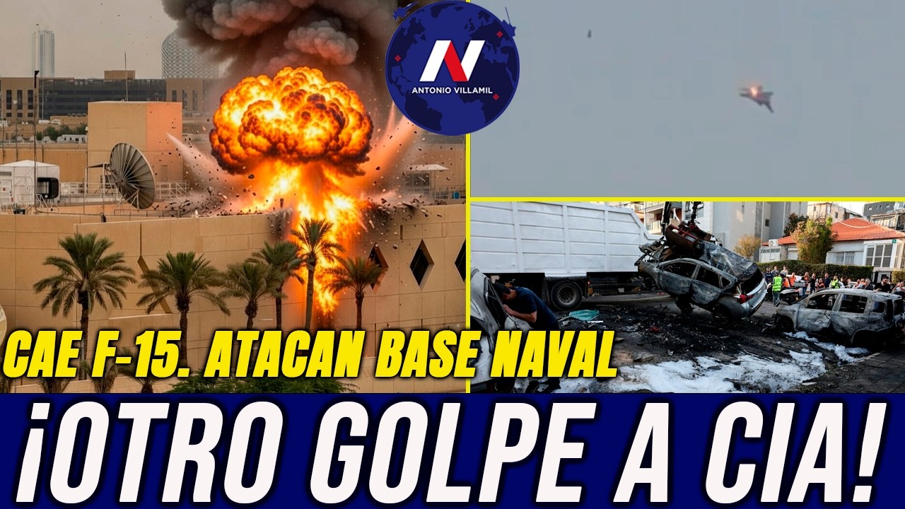 AHORA: ¡Destruyen otro cuartel de la CIA! Atacan base naval y derriban F-15. Irán advierte a OTAN.