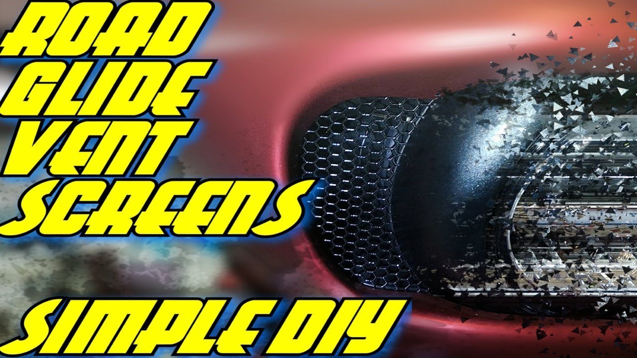 Road Glide Vent Screens From motorcycleventscreens.com
