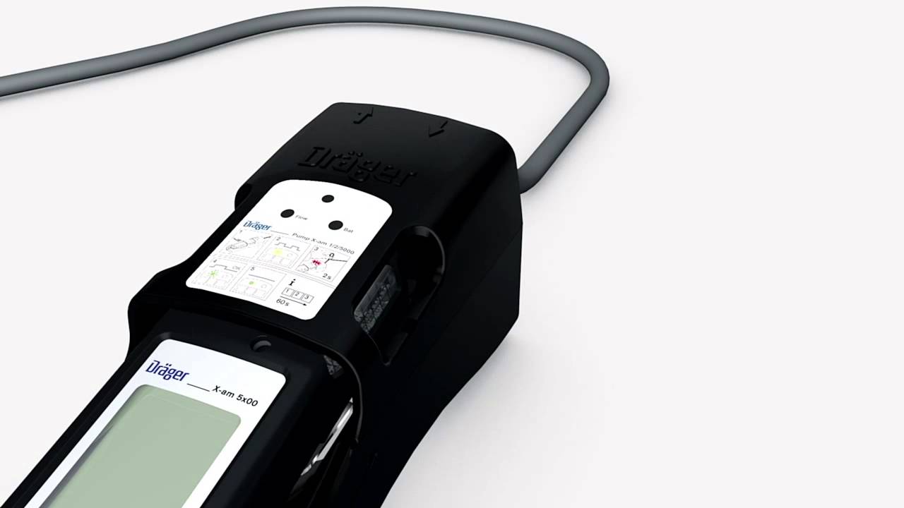 Dräger X-am 5000/5600 - Operation with Dräger X-am 125 pump