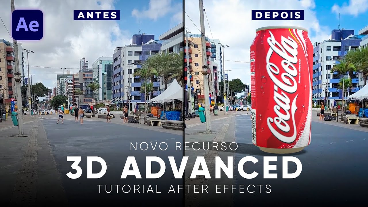 Crie animações 3D REALISTAS RÁPIDO E FÁCIL no After Effects | Tutorial