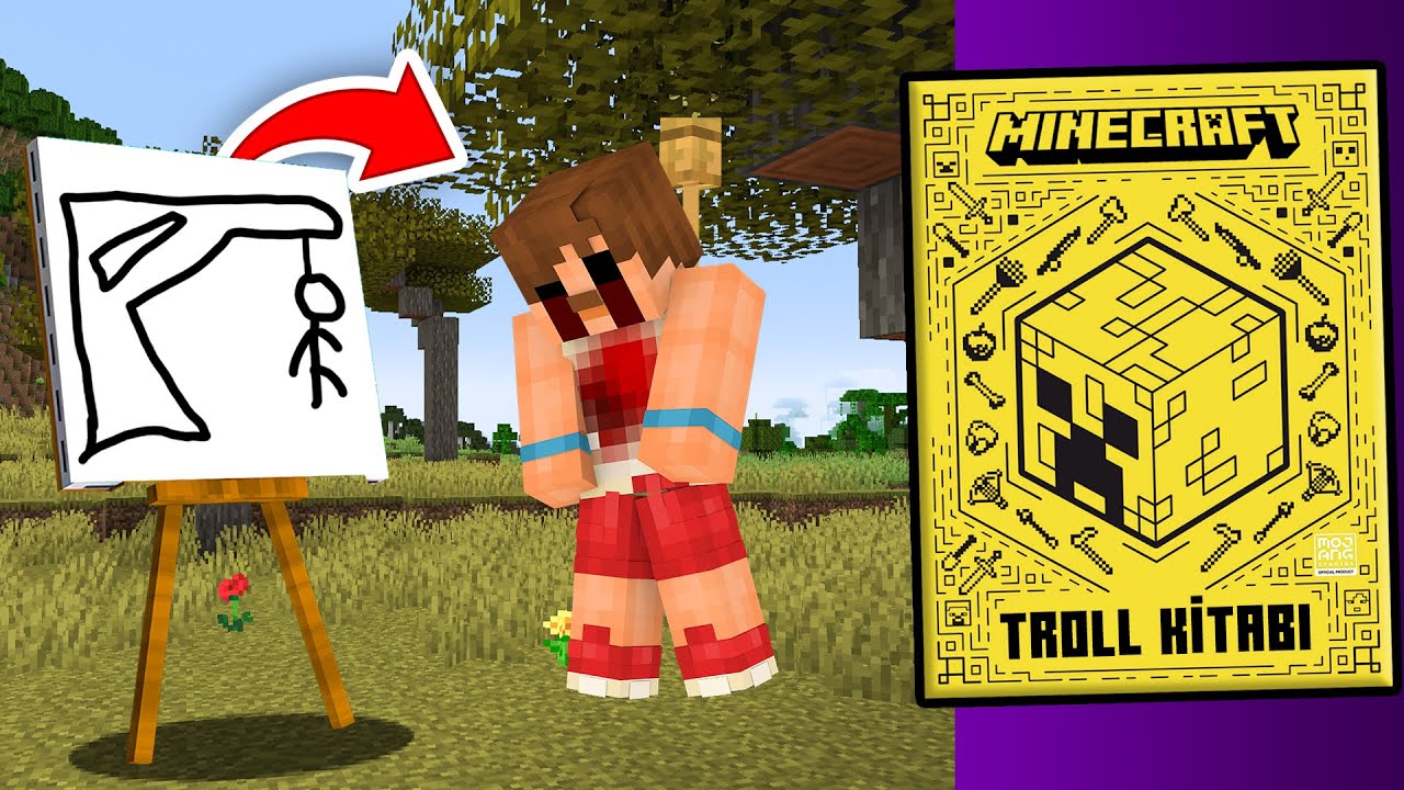 Minecraft KİTABINA GÖRE TROLL - Karma
