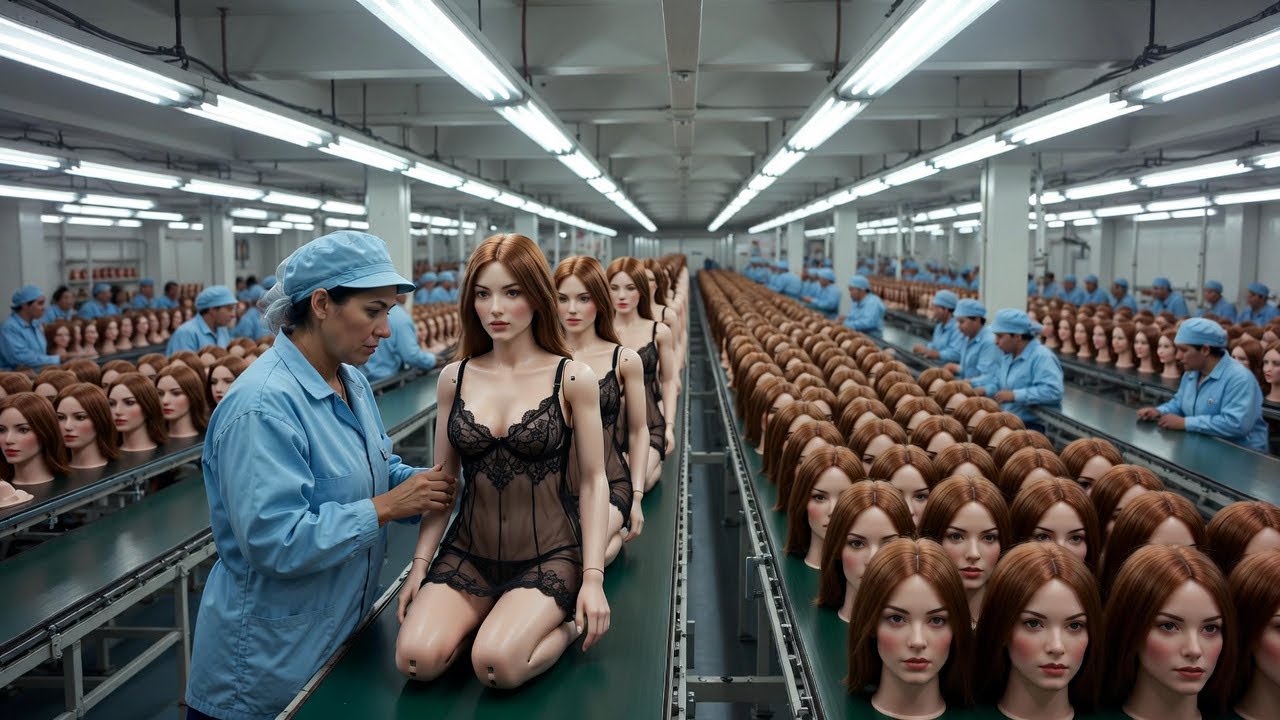 Inside China’s Ultra-Realistic Silicone Doll Factory | Full 1:1 Human Doll Manufacturing Process