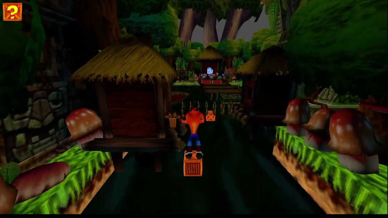 Crash Bandicoot N. Finity : Flooded village : Demo level