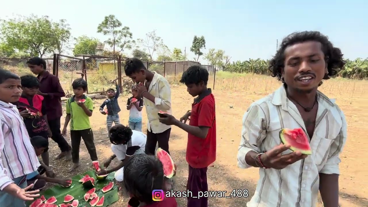 डांगर म्हणे: मस्त खातले! 🍉 | Khandeshi Village Vlog 
