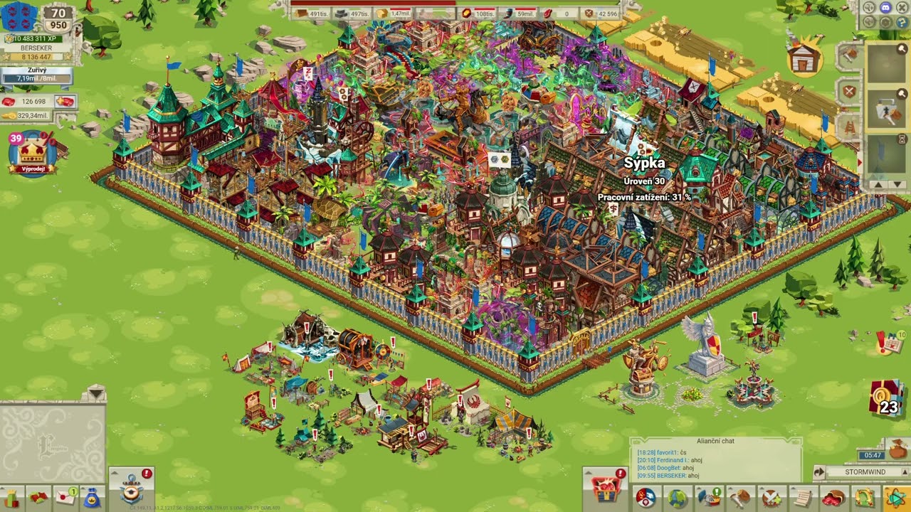 Goodgame Empire Jak vypadá maximální lvl