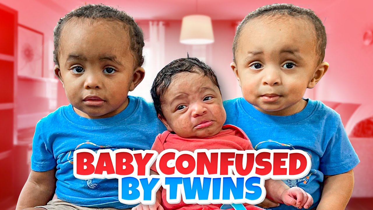 BABY MYLES CONFUSED BY TWIN BROTHERS, What Happens Next Is Shocking