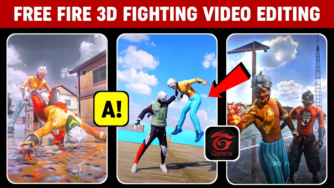 Trending 3D Free Fire Fighting Video Editing | Free Fire Fighting Reels Editing | Free Fire Shorts