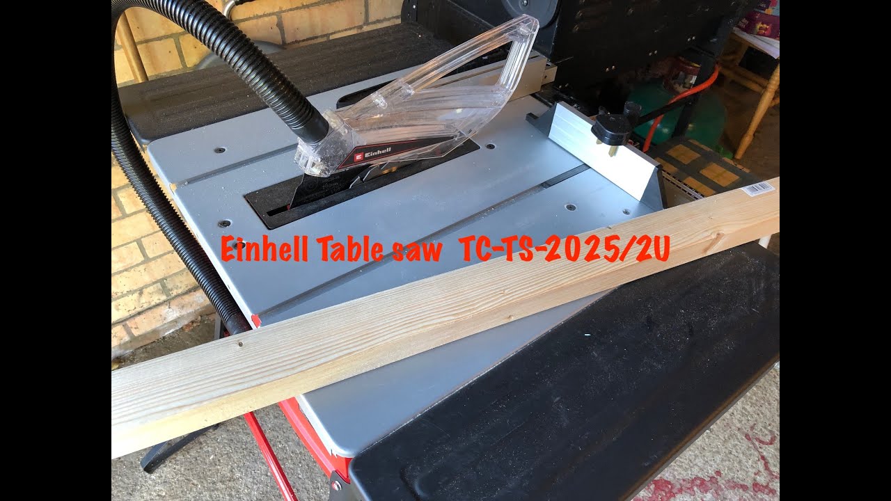 Einhell TC TS 2025:2U working hard, earning it's keep