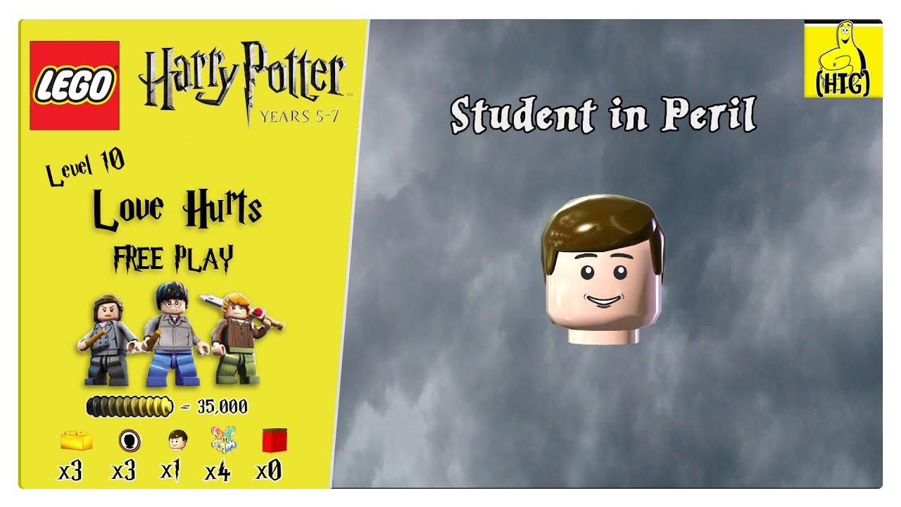 Lego Harry Potter: Годы 5-7 &mdash; Уровень 10 / Love Hurts (Свободная игра) (Все коллекционные предмет...