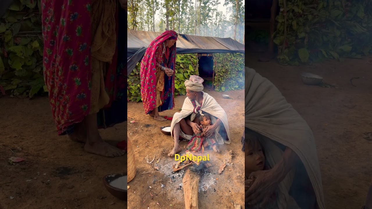 Nomadic people Raute people 