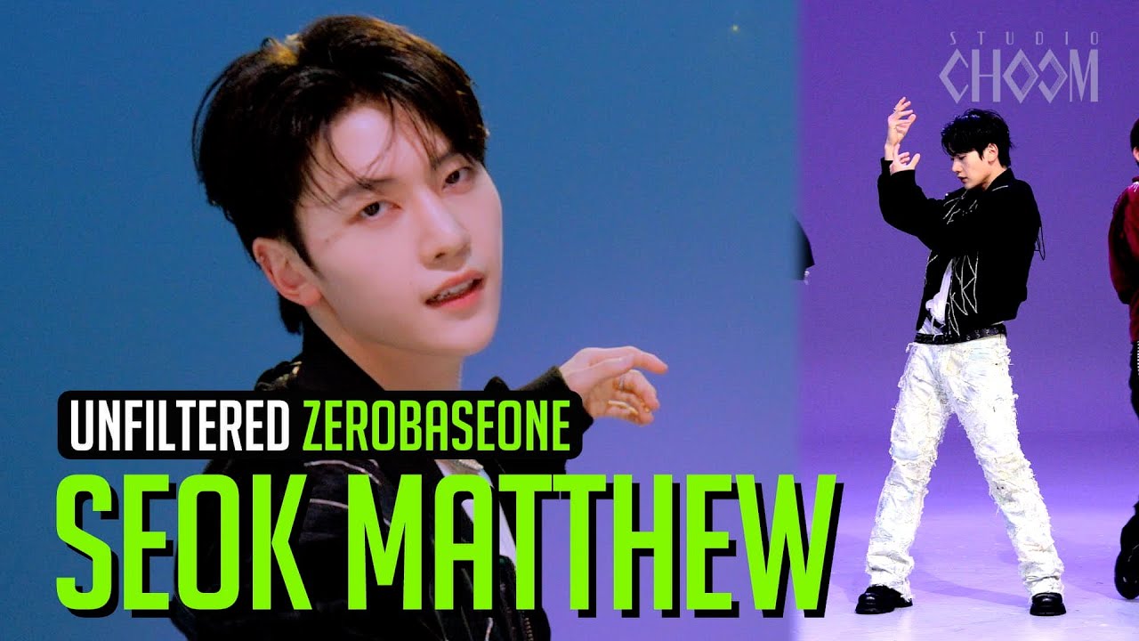 [UNFILTERED CAM] ZEROBASEONE SEOK MATTHEW(석매튜) 'ICONIK' 4K | STUDIO CHOOM ORIGINAL