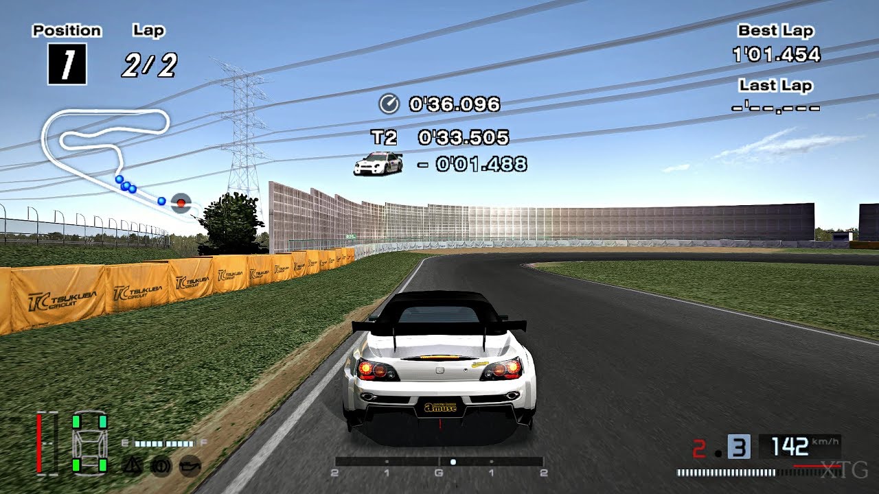 [#1557] Gran Turismo 4 - Tsukuba Track (TT version) PS2 Gameplay HD