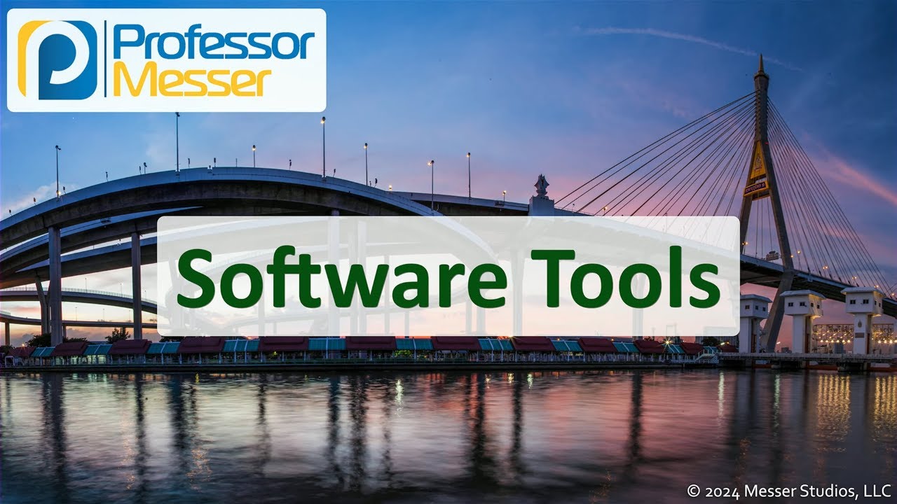 Software Tools - CompTIA Network+ N10-009 - 5.5