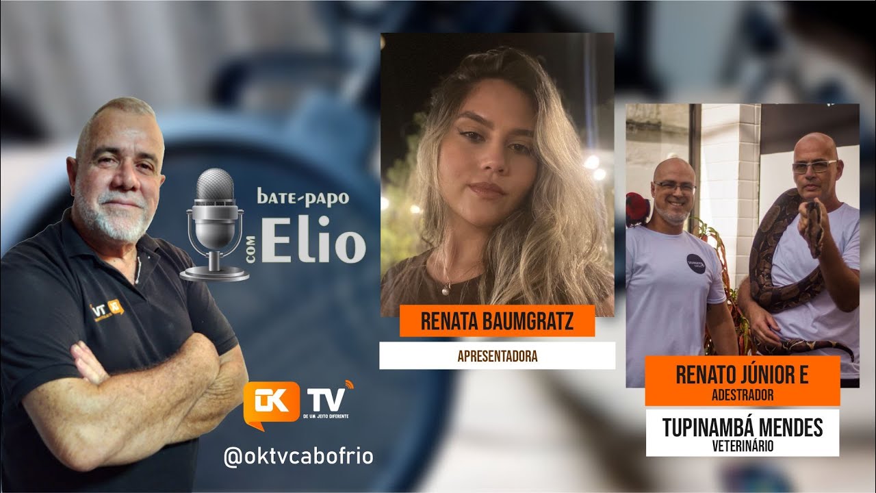 BATE PAPO COM ELIO - RENATA, RENATO E TUPINAMBÁ