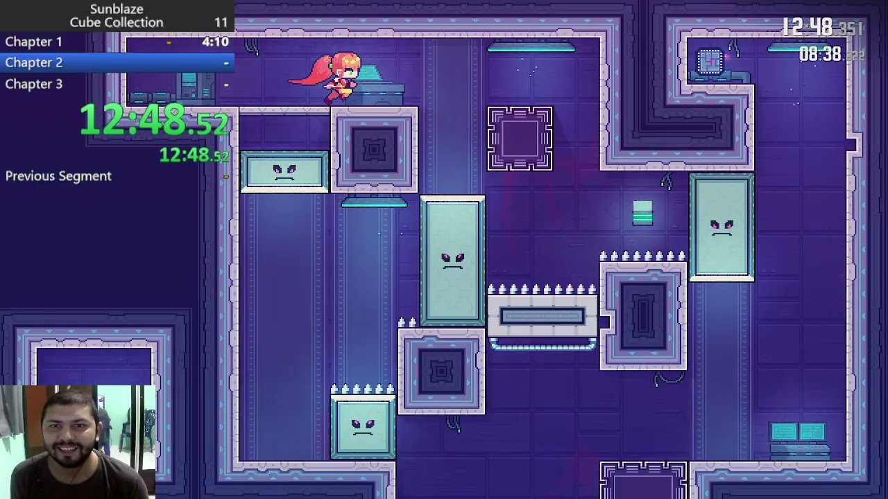 Sunblaze Pb em 42:28 pegando todos os cubos até o chapter 3